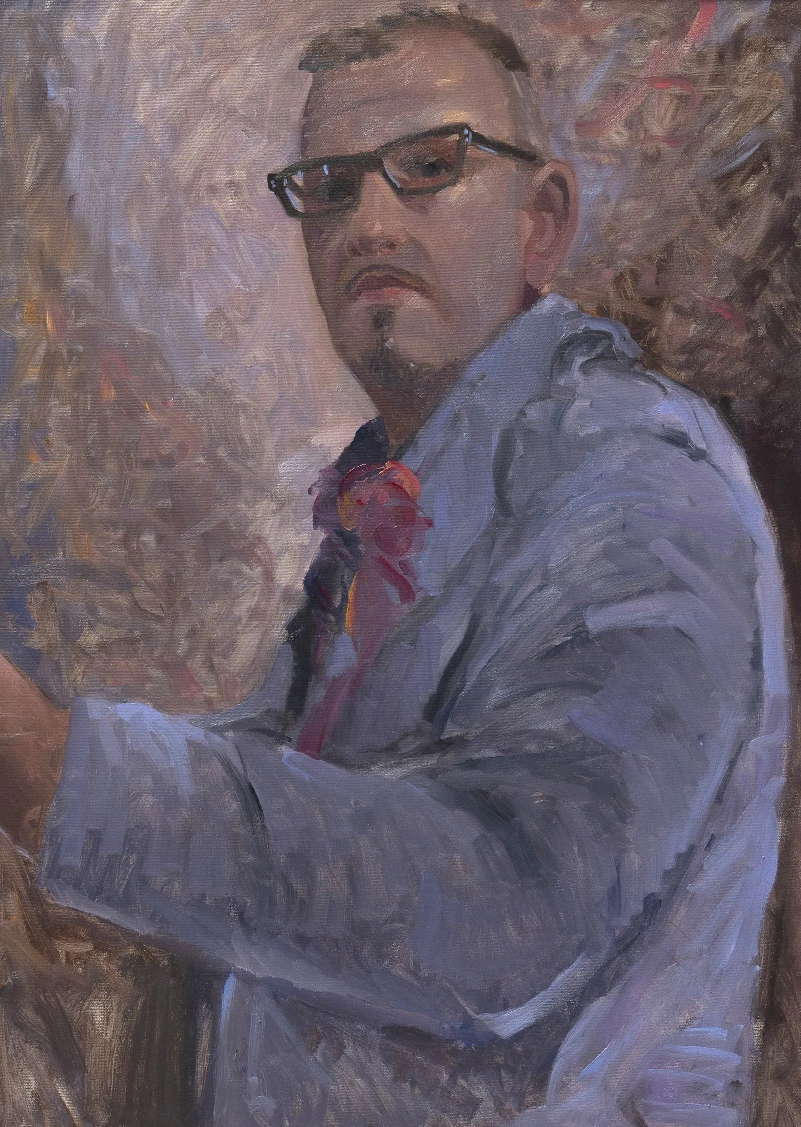Emilio Ventura, autoritratto dell'artista