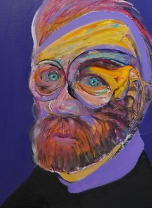 VAN GOGH (80x80cm Olio su tela)