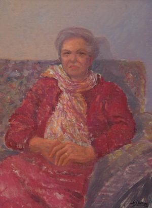 Nonna Iside  olio su tela 50x60cm